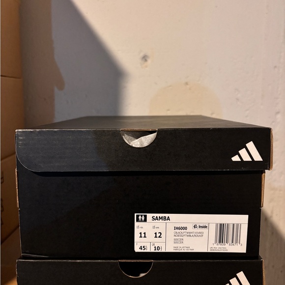 Adidas Samba Classic Indoor Soccer Shoes Black White Gum Men’s Size 11 - Picture 4 of 5